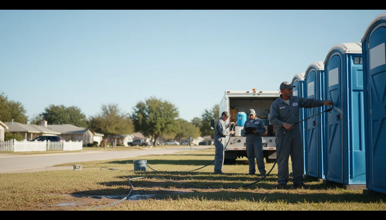 Long-Term Portable Toilet Rental in Lawrence, IN near me